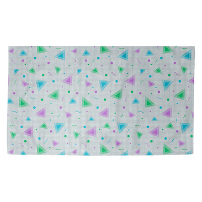 Tapis gris/mauve/vert peacock 90 Avicia