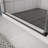 Sliding Shower Door With Tempered Glass