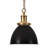 Elodie 1 - Light Brass Dome Pendant-303885081-303885086
