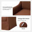Fauteuil décoratif pivotant avec coussin lombaire l 29,5 po Claudio-815590144-815722988
