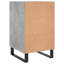 Mazari 40cm W Iron Bedside Table-1923137552