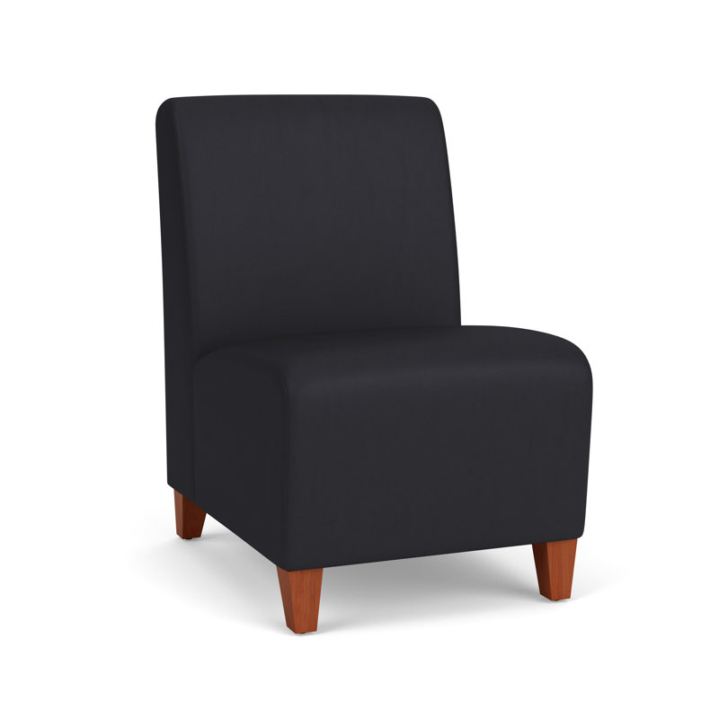 Chaise d'invité sans accoudoirs Siena, Cherry, Patriot Plus Black