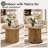 Dulane Rustic Wood Finish Nesting Coffee Table Set-1915423586