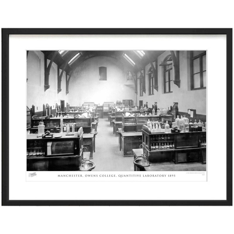 Manchester, Owens College, Quantitive Laboratory 1895 by Francis Frith - Single Picture Frame Print