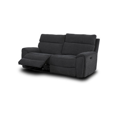 Atlanta Woven 3 Seater Power Recliner Sofa