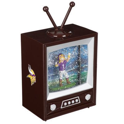 Minnesota Vikings Lighted Vintage TV Water Lantern