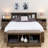 Wahhaj 23.25'' Wide 2-Drawer Nightstand, Bedroom Furniture, Bedside Table with Open Shelf, 23.25"W x 16"D x 28"H, Drifted Gray-1398934800