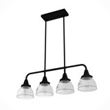 Hunter Cypress Grove Onyx Bengal 4 Light Chandelier Ceiling Light Fixture