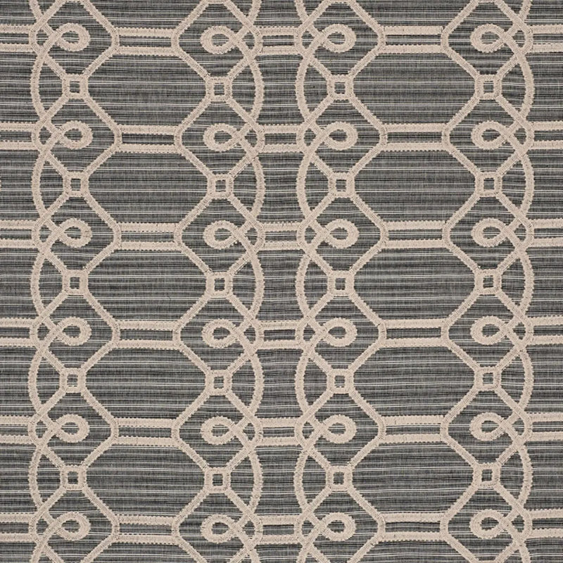 Tissu de broderie Ziz, Charbon
