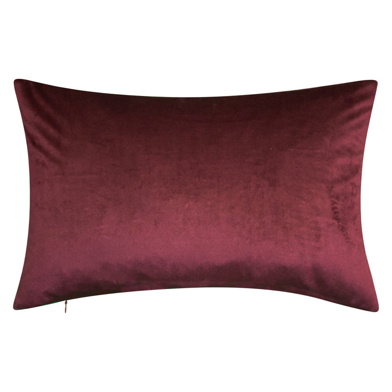  Coussin lombaire 13 po Feather, Mauve aubergine