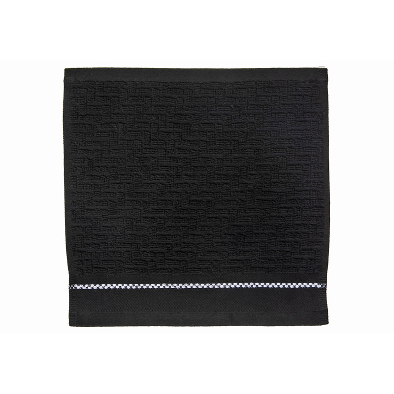 Gant de toilette Luxury, Noir