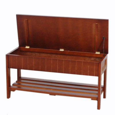 Dreyton Solid Wood Storage Bench