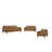 Soria Top-Grain Leather Sofa, Brown