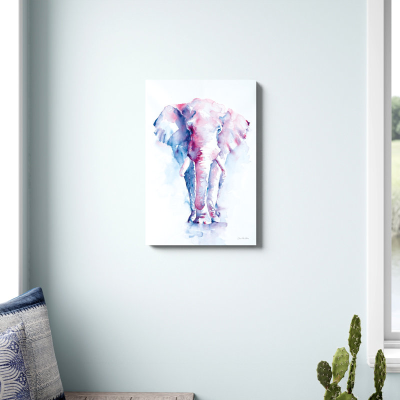 Un éléphant n'oublie jamais, H 30 po x l 20 po x P 1,25 po