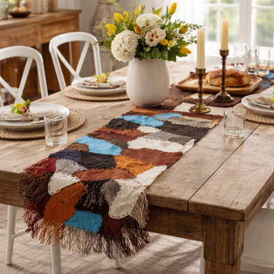 Multicolor Patch Work Table Runner