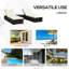 Aymelia 195cm Long Reclining Single Chaise with Cushions