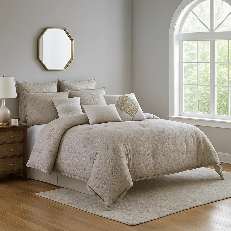  Comforter Set, Queen Comforter + 8 Additional Pieces