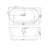 59'' L × 30'' W Oval Freestanding Acrylic Bathtub, Gloss White Soaking Tub with Center Drain, Modern Stand Alone Bathtub for Bathroom Relaxation-116010563