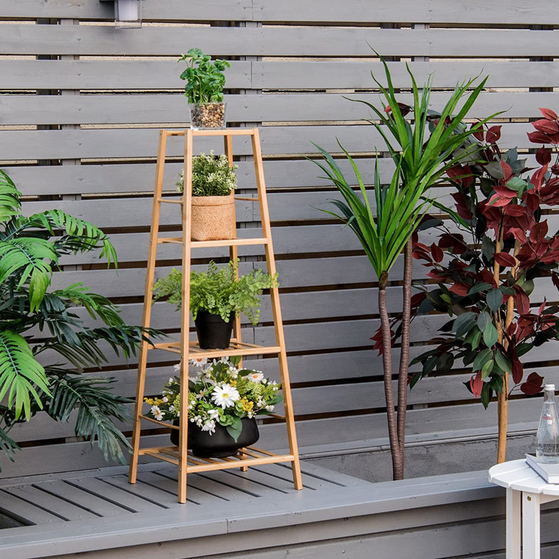 Ameyali Wood Plant Stand, Nature