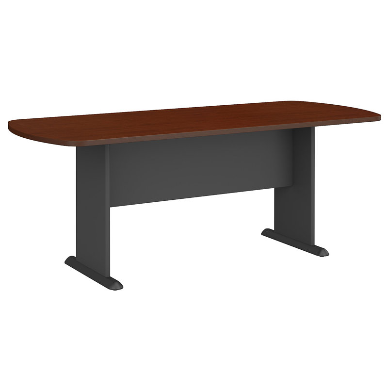 Table de conférence Racetrack, Acajou