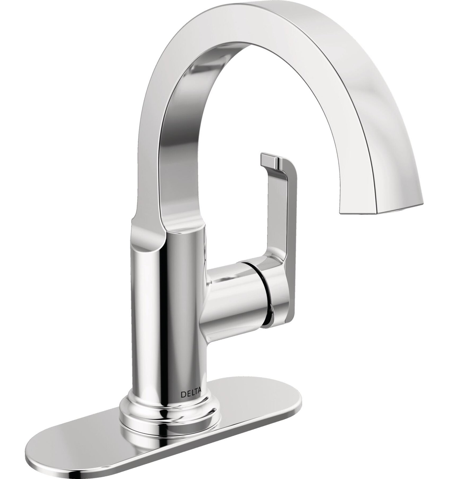 Tetra Single-Handle Bathroom Faucet with Drain, Chrome