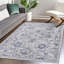 Tapis moderne de luxe Besma avec motifs abstraits (bleu argenté)-1985325826