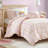 4PCS Twin/Twin XL Cotton Jacquard Pom Pom Comforter Set-117356903
