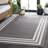 Shontavius 303 Area Indoor/Outdoor Area Rug In Grey / Ivory-1474492429