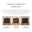 Banc de rangement en bois manufacturé brun