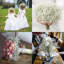 15 fleurs artificielles Babys Breath-101876950