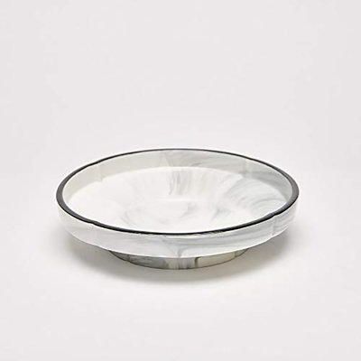 Assiette à salade en porcelaine tendre 8 po Leilla