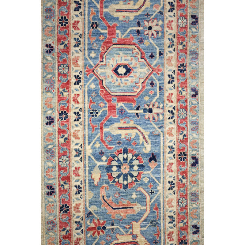 Tapis bleu nouvel âge New Turkmen