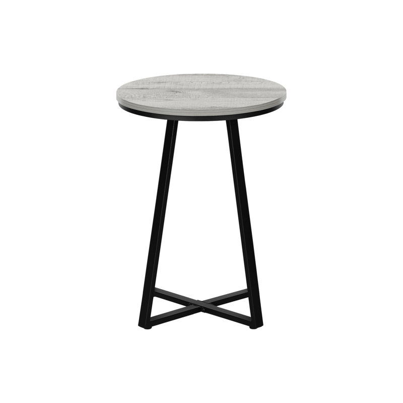 Table d'appoint polyvalente et contemporaine avec construction durable et attrait élégant, Gris