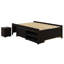  Structure de lit double Altona avec lit gigogne, 2 tiroirs, tablettes et table de chevet-1146151773