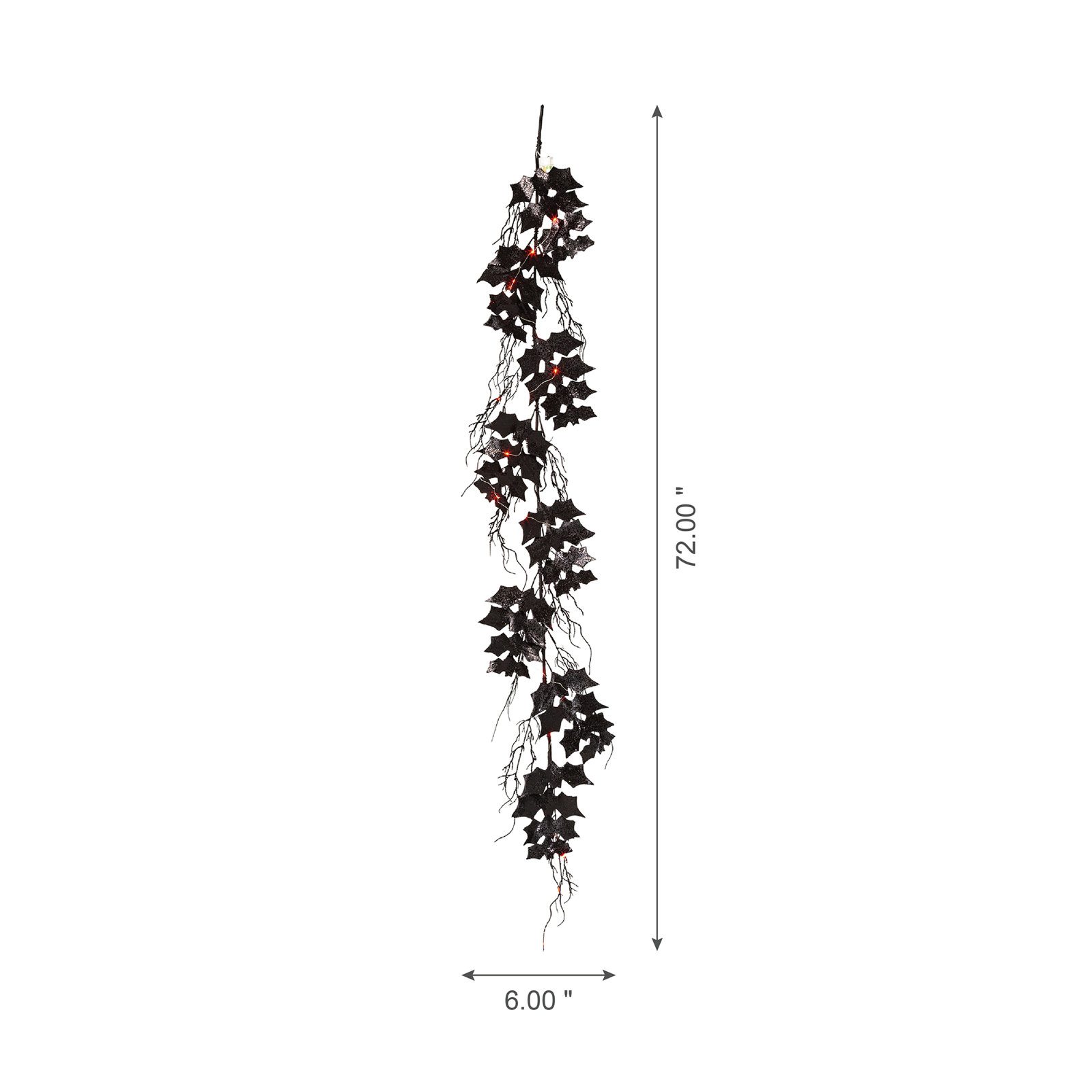 Garland 72'' in. Lighted Faux Garland