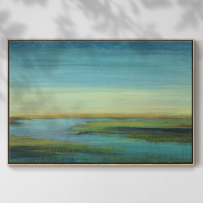 The Flow, reproduction d'art sur toile, H 25 po x l 37 po x P 2 po, Naturel