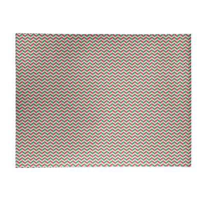 Chenille Chevron Indoor Rug