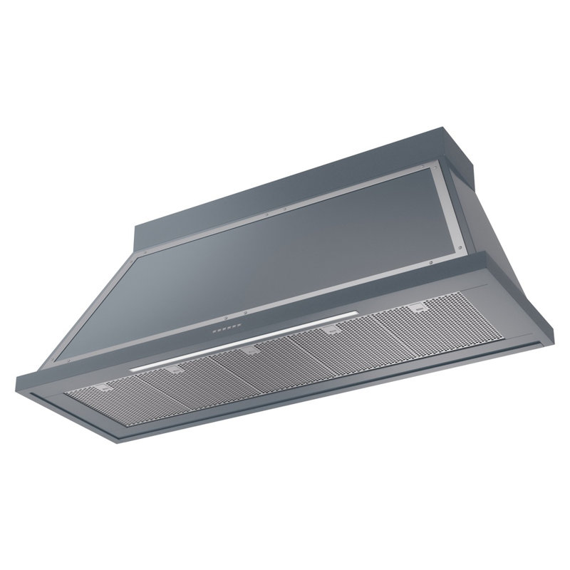 ILVE Nostalgie Noblesse 60 inch Range Hood, Blue Gray/Chrome