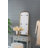 24" X 48.5" Antique Gold Arched Mirror With Metal Frame