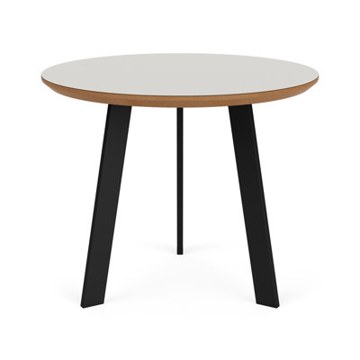 Waterfall Waiting Reception End Table Metal Frame High Pressure Laminate Top