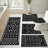 Absorbent Bath Rug Bathroom Mat (Set of 5)-1180213994