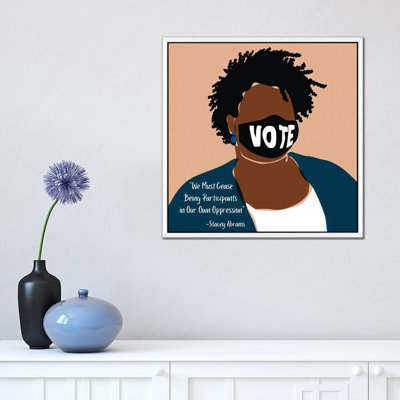 Stacey Abrams - Print on Canvas