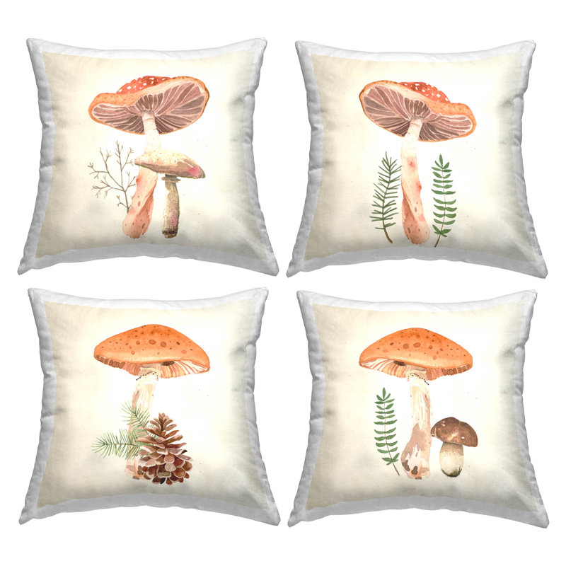 Polyester Throw Square Pillow Cover & Insert