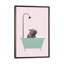 Hippopotame dans une baignoire, art encadré-49839977-49839979