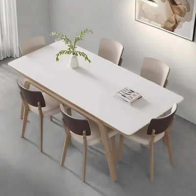Rectangular Nordic dining table