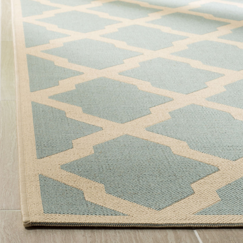 Ferrill Linden 100 Performance Geometric Rug, Square 6'7"