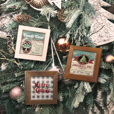 5.25'' Wood Photo Ornament