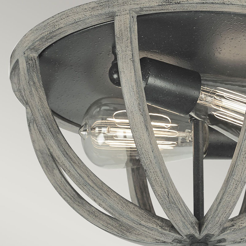 Jeanette Wood Flush Mount