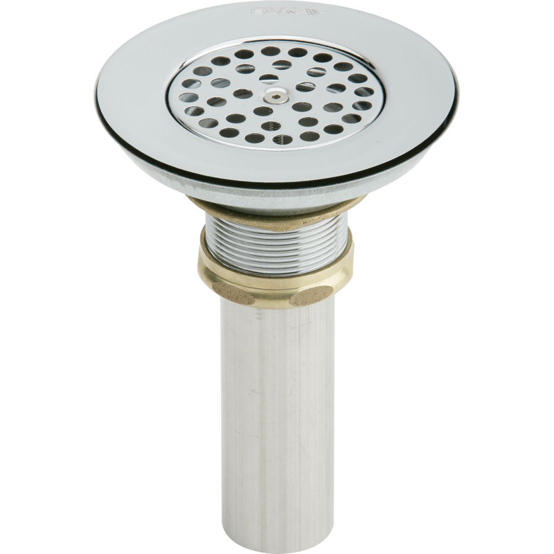 1.5" Grid Shower Drain, Stainless Steel