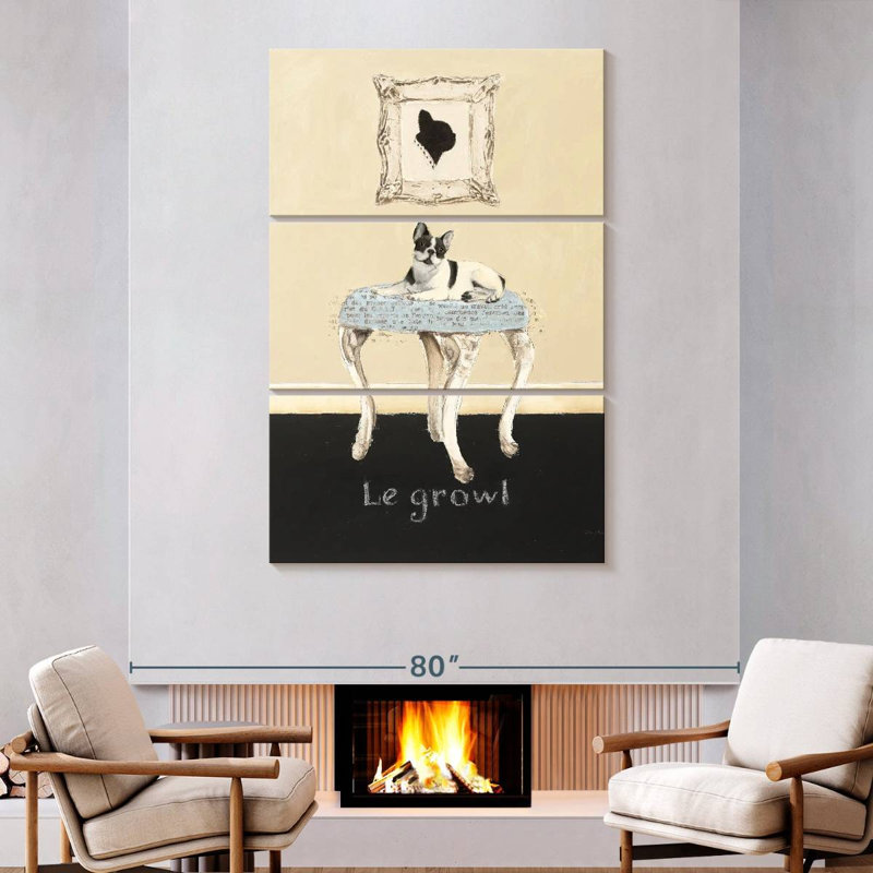Brampt Le Growl, 74" H x 48" W